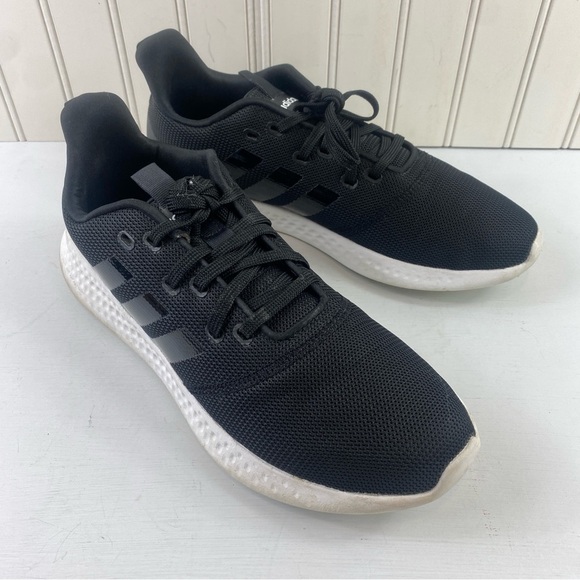 Adidas Women’s Puremotion Black/Black Cloudfoam Comfort‎ Sneakers Shoes Sz 10.5 - Picture 2 of 11